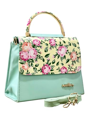 Image of jazzberry Women Printed Pu Leather Sling Bag College Bags for Girls | Office | Travel | Gifts Durable Detachable & Adjustable Strap | Full Size Envelope Flap With Magnetic Closure