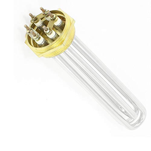 Aexit Élément tubulaire de chauffe-eau de chauffage électrique de chaudière en acier inoxydable à CA 380V 6KW (09e01a5e1e1cd0111ab497db401b83fc)