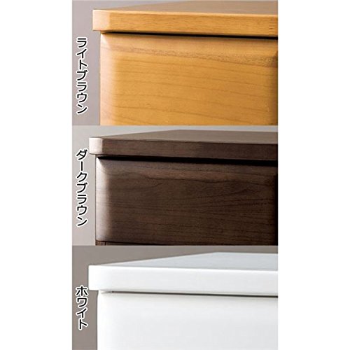 Amazon | 天然木多サイズチェスト/収納棚 [5段/幅45cm] ライトブラウン