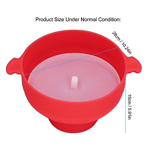 Máquina de pipoca para micro-ondas, fácil armazenamento, seguro, resistente a altas temperaturas, pr