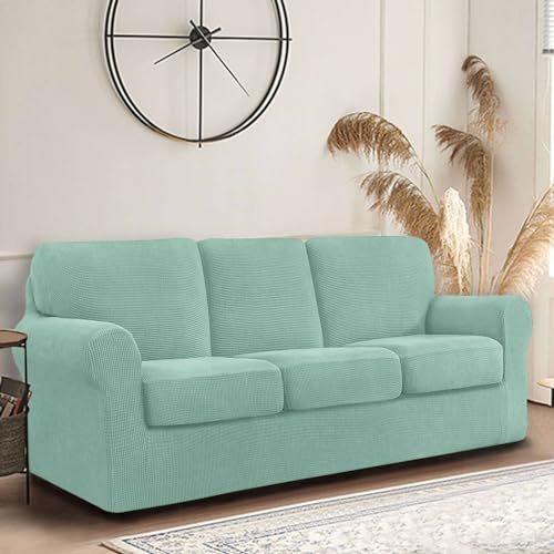 Housse de canapé extensible de qualité supérieure avec fond élastique - 3