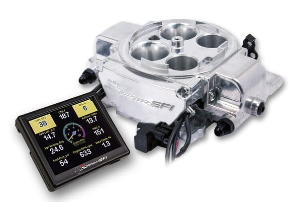 NEW НOLLEY SNIPЕR ЕFI QUADRAJЕT,SHINY,715 CFM,ROCHЕSTER,500 HP,SPRЕADBORE МANIFOLDS,3.5 TOUCHSCREEN