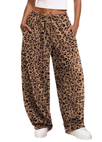 Leopard Barrel Sweatpants for Women - image 2