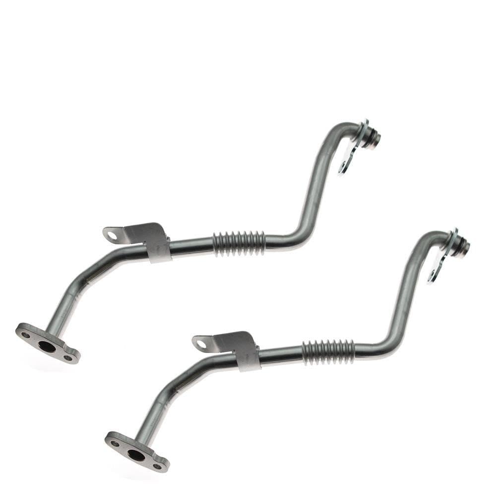 Bcdskzavu 2Pcs 1/2/5 Charger Oil Return Pipe Tube Hose Fit For Mk4 3.2 1885723 Fb3q6k677da 1885723(2Pcs)