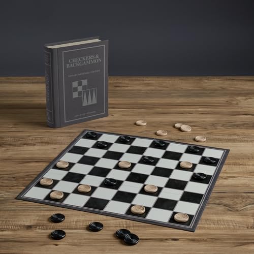 Juego de Damas y Backgammon Vintage Edición Librero miniatura 6
