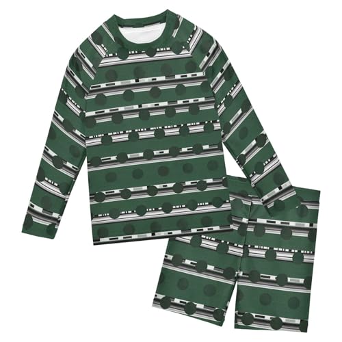 Camiseta de protección para niños de 3-10 años en traje de baño de 2 piezas