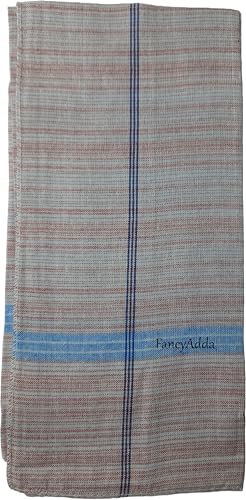Image of Men's Cotton Handkerchiefs (Pack of 10, Striped, Multi-Colored)