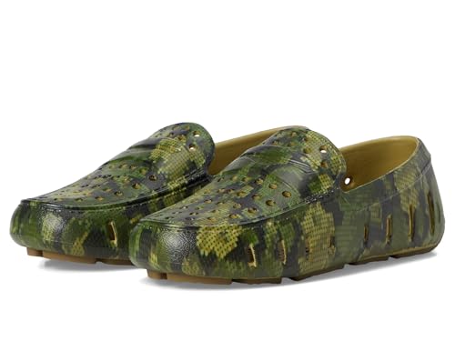 Image of Floafers Unisex Prodigy Driver Print (Big Kid), Camo Quilt /Gum, 4 Medium