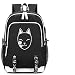 Produktbild Anime Rucksack Demon Slayer Student Schultasche Lässig Daypack Mit USB Ladeport Multifunktionale Tagesrucksack Daypacker Tagesrucksack viele Fächer Wanderrucksack