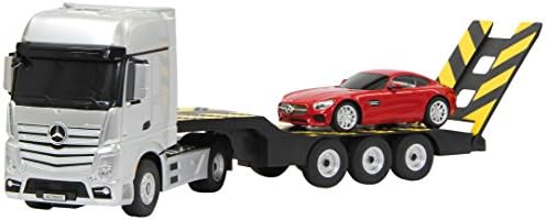 Jamara 405105 2.4G 1: 24 Auto Mercedes Actros 1: 26 2.4G AMG GT Vehicle, Pack of 2, Silver/Red