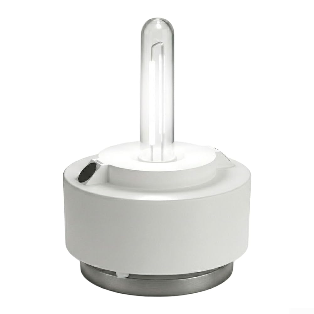 Posheliox Salt Water Powered Lantern, Battery-Free Portable Seawater Light, 80 Lumen Lamp For Camping, Hiking, Storms, Blackouts, Survival Kits, (White)