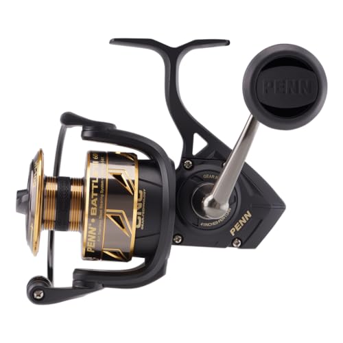 image for PENN Battle III Spinning Inshore/Nearshore Fishing Reel, HT-100 Front 