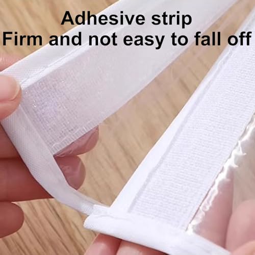 Transparent Garment Bags for Hanging Clothes, Garment Rack Cover with Zipper, EVA Waterproof, Suitable for Suits, Shirts(30x50x90cm/12x20x35in)4