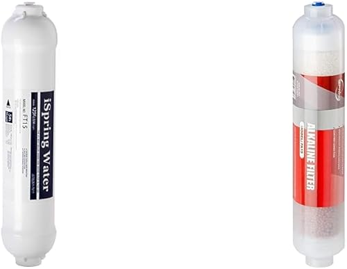 iSpring FT15 Cartucho de repuesto de filtro de carbono en línea de 5 etapa, 1 unidad (paquete de 1), color blanco  Cartucho de filtro de agua