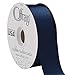 Produktbild Berwick Offray 1.5" Wide Double Face Satin Ribbon Geschenkband, Light Navy, 50 Yards