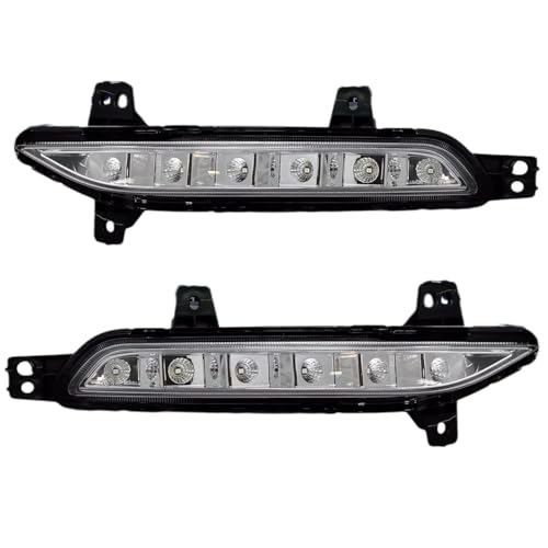 Image of Dda Enterprises Drl /Fog Lamp Bumber Light With Yellow Turn Matrix Signal Day Running Light With Indicator Compatible For Car Scorpio 2022 Classic And Above (2 Pcs) White Led Model Year-: 2022 Onwards