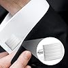 Cncedi Mens Cufflinks, Silver Rectangle Classic Cufflinks Striped Cuff Links #4