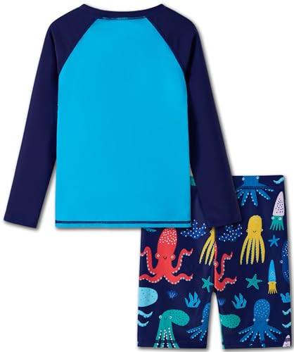Image of UMELOK Boys' Rash Guard Swim Set