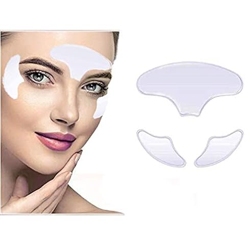 Face Anti Wrinkle Pads Silicone for Wrinkles and Lines - Forehead - Around Eyes Wrinkle Patches - Prevent Wrinkles - Pack of 3 Cover