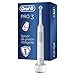 Oral-B PRO 3 elektrische Zahnbürste mit wiederaufladbarem Griff, Braun-Technologie, 1 Ersatzkopf und sichtbarer Drucksensor, 3000 - Weiß