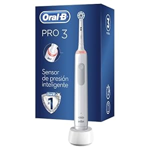 Oral-B Pro 3 – 3000 – Witte Oplaadbare Elektrische Tandenborstel, 1 Handvat Met Zichtbare Poetsdruksensor, 1…