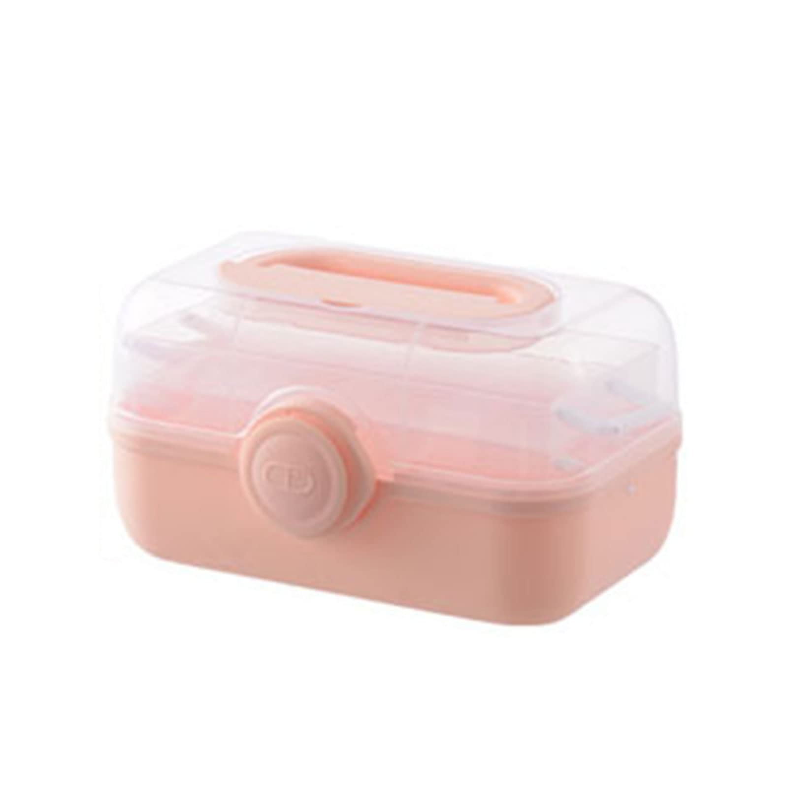 Hsioluted Medicine Storage Box with Handle Multipurpose Box Household for Schol Item Organization Supplies Medicine Storage with Lid