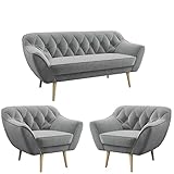 Das Sofa ist in verschiedenen Farben und Polstervarianten erhältlich. Die beliebtesten sind: Monolith-Gewebe, die wir in Grau, Grün, Blau oder Creme anbieten, zeichnen sich durch ihre außergewöhnliche Weichheit, hohe Qualität und Flüssigkeitsbeständigkeit aus.