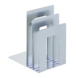 STEELMASTER Deluxe Bookend Sorter, Square, 8.06 x 7 x 5 Inches, Silver (241873S50)