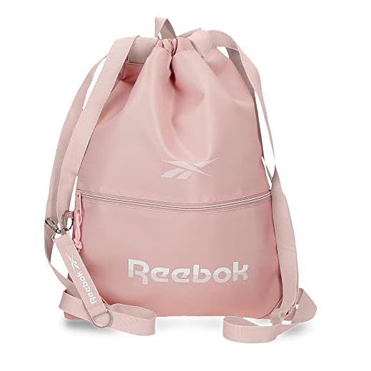 Reebok Glen, Equipaje Bolsa De Mensajero Niñas, Rosa (Pink), Mochila Saco Con Cremallera