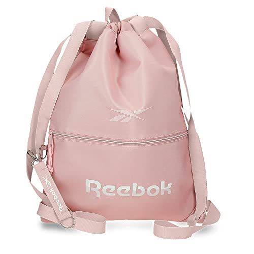 Reebok Glen Mochila Saco con Cremallera Rosa 35x46 cms Poliéster