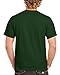 Gildan Men's Ultra Cotton T-Shirt, Style G2000, 2-Pack, Forest Green, 2X-Large