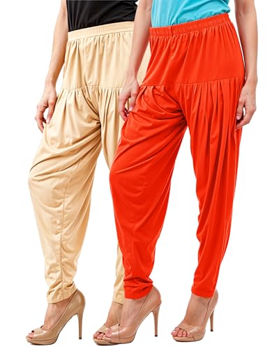 Image of Buy That Trendz Patiala Salwar for Women Relaxed Fit Viscose Patiyala Salwar Harem Bottom Pants