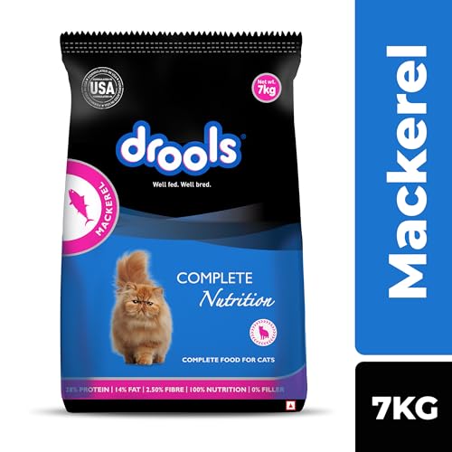 Image of Drools Mackerel Adult Dry Cat Food, 7kg