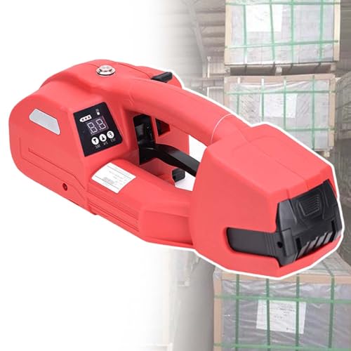vnmudzeo Rechargeable Welding Strapping Machine,Handheld Automatic PP/PET Banding Equipment,for 2/5 to 5/8