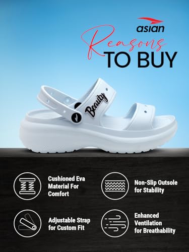 Image of ASIAN Women's Casual Daily Used Clogs Sandal With Ultra Soft Home Clogs For Women's & Girl's