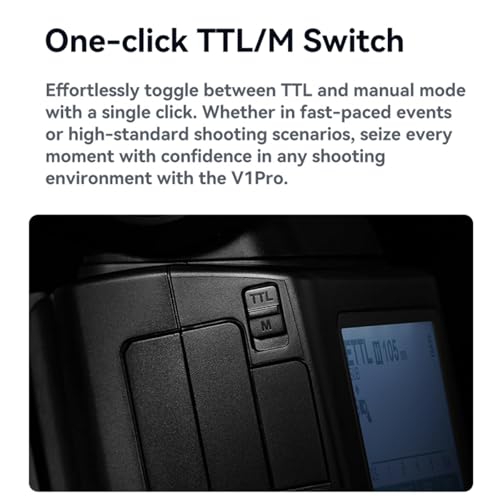 Ficha técnica: Godox V1 V1Pro S U Flash para cámara Sony TTL Speedlight, 1/8000 HSS, 500 flashes de potencia completa, tiempo de reciclaje de 1.3s, inalámbrico 2.4G con flash externo SU-1 para cámaras Sony. - Fernando Cortés