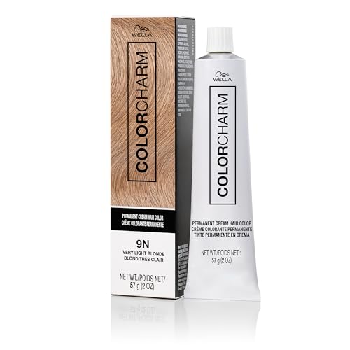Image of COLORCHARM Permanent Cream Hair Dye | Blonde Hair Color | High Lift, Natural Warm Bronde, Golden Honey Tones | 100% Gray Coverage | Vegan, Free of Phthalates & Parabens | 2 oz.