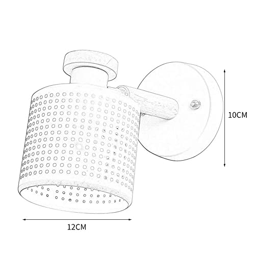 Aplique de pared interior para iluminar zonas oscuras y pasillos estrechos con E27 3