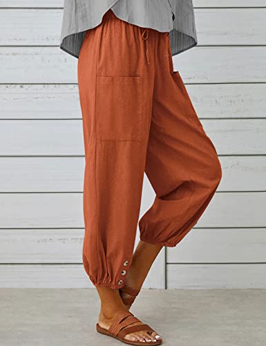 Image of Bozanly Women Casual Harem Pant Boho Loose Yoga Capris Trousers 2026