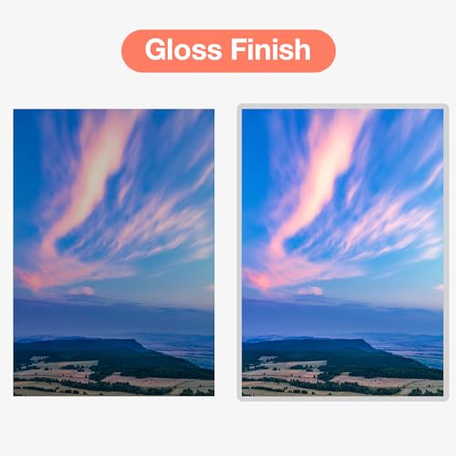 Ediesi, Laminierfolien A4 / 100 Stück/Laminierfolie/Kunststofflaminierungen/Klarsichtfolien/Hochglanz-Finish