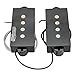 Wilkinson WOPB Vari Gauss Ceramic 4-String Precision Bass Humbucker Pickups Set for PB Style Electric Bass, Black