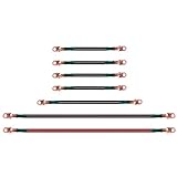 10L0L Golf Cart Battery Cable Set 4 Gauge for E-Z-Go 1994 & up, 7-Pack