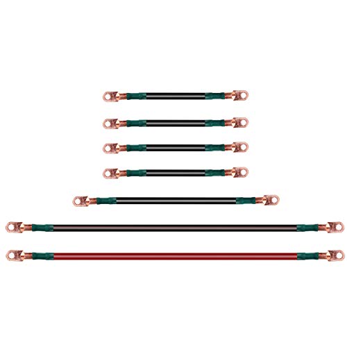 10L0L Golf Cart Battery Cable Set 4 Gauge for EZGo 1994 & up, 7Pack