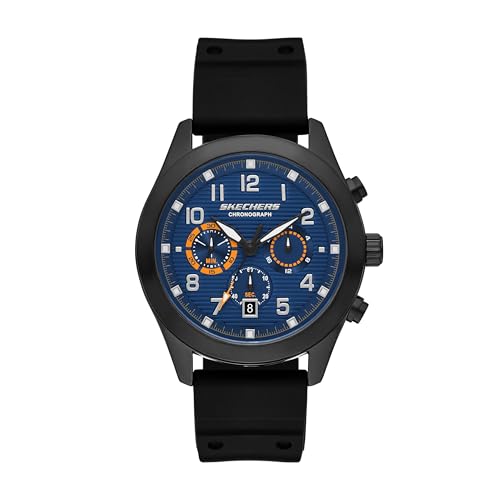 Skechers Roscoe SR5284 montre chronographe étanche bracelet silicone