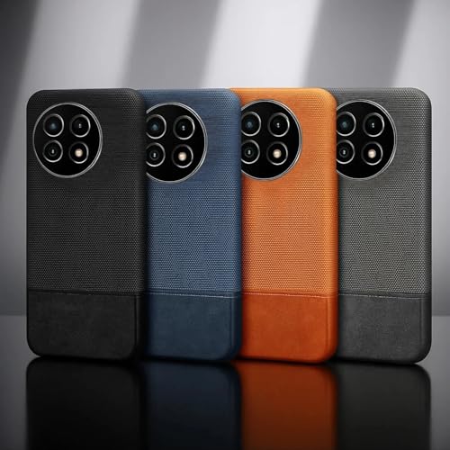 Image of MILLION CASES Back Cover Case for OnePlus 13R Shockproof Protective Vintage Half Leather Case for Men & Boys(Black)