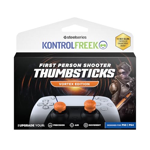 KontrolFreek FPSフリーク PS4/5 コントローラー用 Vortex PS5 エイム精度向上 6302-PS5-EC オレンジ