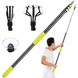 RuzRhyth 20FT Light Bulb Changer for High Ceilings with 4-12FT Telescopic Extension Pole 2...