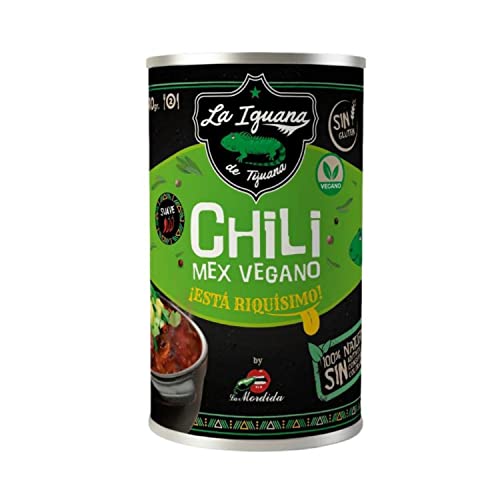 SABORMEX Iguana de Tijuana Chili Mex Vegano, Lata de 410g