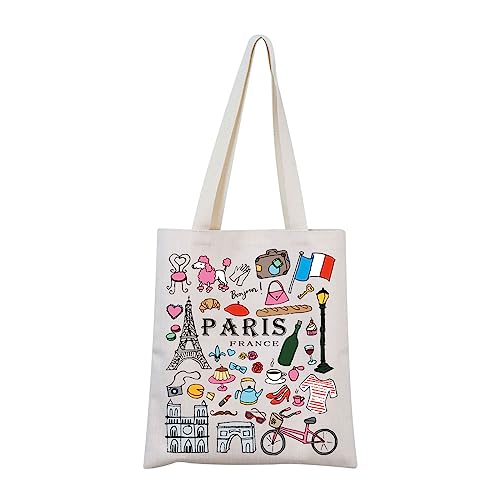 Paris Tote Bag France Lovers Gift Paris Travel Gift Paris