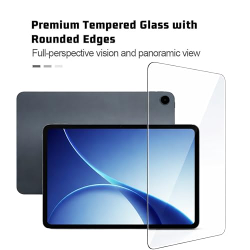 Image of Edge to Edge Screen Protector Guard for OPPO Pad 5 12.1 inch Tempered Glass for OPPO Pad5 12.1 inch Tablet (2.5D Curved Edge Temper) - 1 Pack With Installation Kit